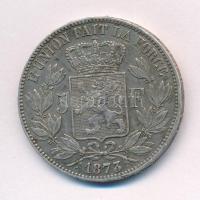 Belgium 1873. 5Fr Ag "II. Lipót" T:2 patina
Belgium 1873. 5 Francs Ag "Leopold II&qu...