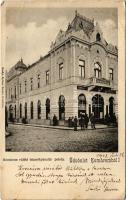 1903 Komárom, Komárnó; Takarékpénztár palota, Bank és Váltó főügynökség / savings bank palace (EK)