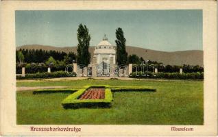 Krasznahorkaváralja, Krásnohorské Podhradie; mauzóleum. Fuchs József kiadása / mausoleum (fl)