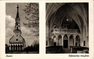 Losonc, Lucenec; Református templom, belső / Calvinist church interior