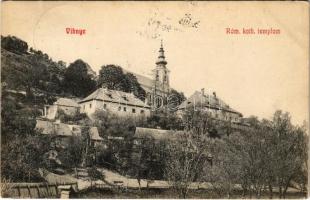 1908 Vihnye, Vihnyefürdő, Kúpele Vyhne; Római katolikus templom / church