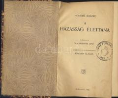 1907 Balzac: A Házasság lélektana, Budapest