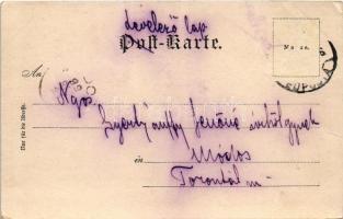 1899 (Vorläufer) Austro-Hungarian K.u.K. military art postcard, officers. Verlag v. Theyer & Har...