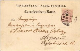 1898 (Vorläufer) Hussar auf Vorposten / Austro-Hungarian K.u.K. military art postcard, hussar. Verla...