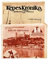 1930-1943 2 db újság: Képes vasárnapi szépirodalmi folyóirat, a Budapesti Hírlap IV. melléklete, 1930. jún. 1. + Képes Krónika Jubileumi 25. évfolyam, 1943. aug. 27.