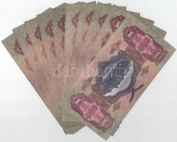 1930. 100P (10x) csillagos sorozatjellel, mind különféle sorozatszámokkal T:III,III- Adamo P17