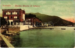 1906 Zelenika, Bocche di Cattaro / Bay of Kotor, villa. J. Sekulovic 1906. (Rb)