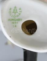 Vegyes porcelán állatfigura tétel, részben jelzett, Hollóházi stb. Kopásnyomokkal, m: 6x14 cm (11db)