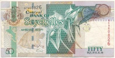 Seychelle-szigetek DN (2004) 50R "AC 960826" T:III Seychelles ND (2004) 50 Rupees "AC 960826" C:F Krause P#39A