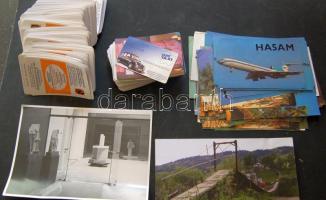 2008-2009 292db kártyanaptár (90%-ban egyforma) + 76db repülős és egyéb nyomtatvány