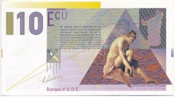 Hollandia 1993. 10 ECU 172453011 fantázia bankjegy T:I- Netherlands 1993. 10 ECU 172453011 fantasy money C:AU