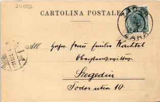 1901 Zadar, Zara; látkép / general view (EB)