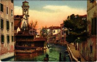 1910 Venezia, Venice; canal (EK)