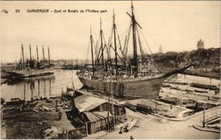 Dunkerque, Quai et Bassin de lArriere port / quay (EK)