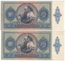 1941. 20P (2x) T:III kis folt
Adamo P12