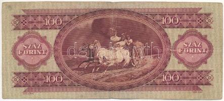 1949. 100Ft "B623 056248" T:III- folt, kis szakadás
Adamo F28
