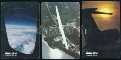 1979-1987 ) 9 db MALÉV kártyanaptár