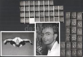 Karl-Heinz King (1929-2018) német balett-táncosról készült fotók, vegyes méretben