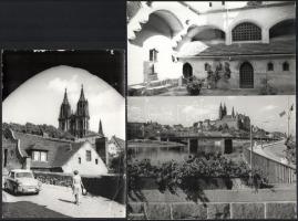 8 db vegyes témájú fotó (közte egy vasút), 16x11 cm és 23x16,5 cm között