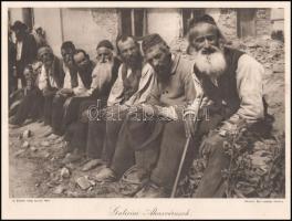 cca 1914-1918 3 db I. világháborús nyomat: Galiciai Ahasvérusok. Az Érdekes Újság harctéri képeiből....