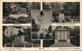 Sopron katonai emlékművel (Rb)