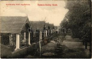 Balatonberény-fürdő, Armuth telep fürdő nagyszálloda. Mérei Ignác kiadása 1910. (EK)