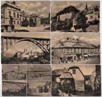 Veszprém - 10 db modern Képzőművészeti Alap képeslap, 60 filléresek
