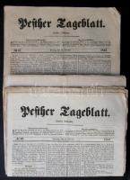 1843 18 db Pester Tageblatt újság