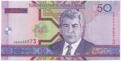 Türkmenisztán 2005. 50M AB 9036573 T:I Turkmenistan 2005. 50 Manat AB 9036573 C:UNC Krause P#17