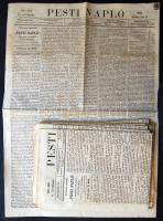 1863 A Pesti Napló 14 db száma, mind szignettákkal