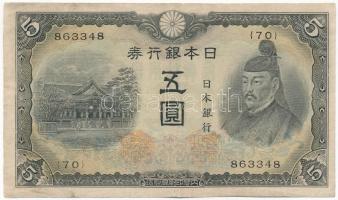 Japán 1943-1944. 5J T:III Japan 1943-1944. 5 Yen C:F Krause P#50