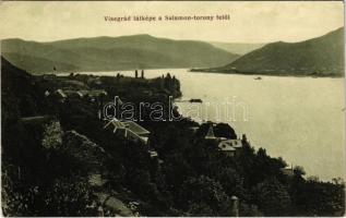 1913 Visegrád látképe a Salamon torony felől. Birkl József kiadása (EK)