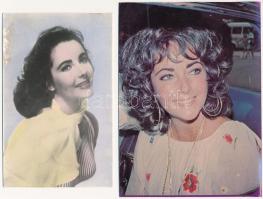 2 db MODERN színésznő képeslap: Elizabeth Taylor / 2 MODERN actress postcards: Elizabeth Taylor