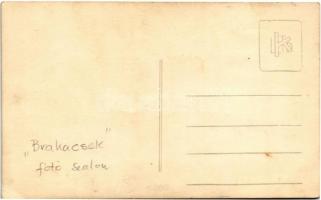 Magyar család népviseletben / Hungarian folklore, family in traditional costumes. Brahacsek photo (E...