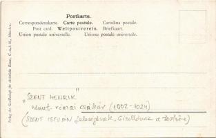 St. Heinrich (973- / Sanctus Henricus / II. Henrik német-római császár, Gizella magyar királyné báty...