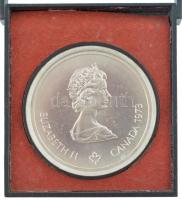 Kanada 1976. 10$ Ag "Montreali Olimpia" dísztokban T:BU Canada 1976. 10 Dollars Ag "M...