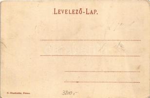 Fiume, RIjeka; Corso / street view, shops. C. Oberdorfer (b)