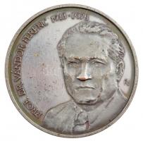 Fűz Veronika (1951-) 2002. Prof. Dr. Vándor Ferenc 1913-1978 ezüstözött bronz emlékérem (42,5mm) T:2