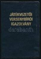 1981 Arcképes labdarúgó játékvezetői bírói igazolvány