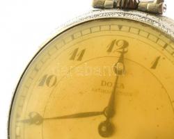 Doxa fém tokos zsebóra. nem működik, sérült, sérült számlappal d: 50 mm