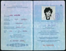 1984 A Magyar Népköztársaság által kiállított fényképes útlevél, rengeteg bélyegzéssel / Hungarian passport