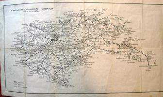 15db katonai térkép, nagyrészt sérült