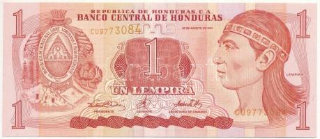 Honduras 2001. 1L T:I Honduras 2001. 1 Lempira C:UNC Krause P#84b