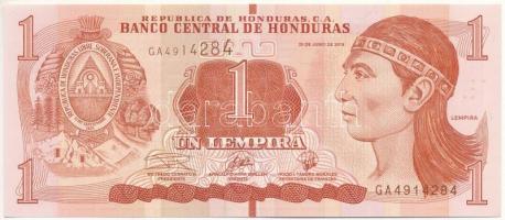 Honduras 2019. 1L T:I Honduras 2019. 1 Lempira C:UNC Krause P#96 (B#344d)