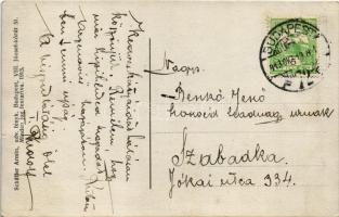 1913 Biliárdozó osztrák-magyar katonák / Austro-Hungarian K.u.K. military, soldiers playing pool. Sc...