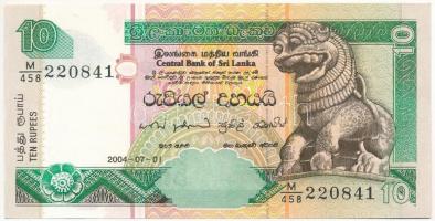 Srí Lanka 2004. 10R T:I Sri Lanka 2004. 10 Rupees C:UNC Krause P#108e