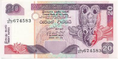 Srí Lanka 2006. 20R T:I Sri Lanka 2006. 20 Rupees C:UNC Krause P#109e