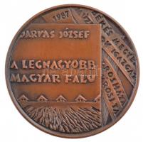 Rajki László (1939-) 1987. "Darvas József - A legnagyobb magyar falu / 75 éve született" b...