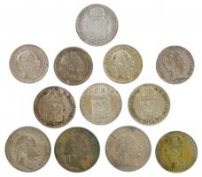 Ausztria 1835-1872. 3kr-20kr Ag (12db/5xklf) T:1--3 patina
Austria 1835-1872. 3 Kreuzer - 20 Kreuze...