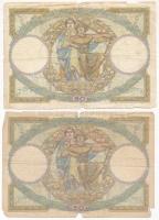 Franciaország 1927. 50Fr + 1930. 50Fr T:III-,IV
France 1927. 50 Francs + 1930. 50 Francs C:VG,G
Kr...